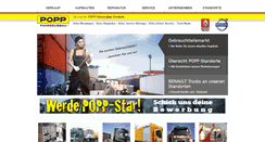Desktop Screenshot of popp-fahrzeugbau.de